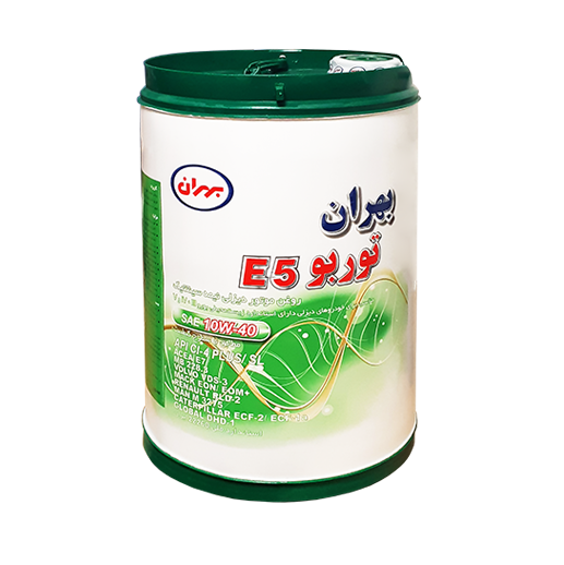 روغن موتور بهران مدل توربو یورو E 5 حجم 20 لیتر (10W-40)